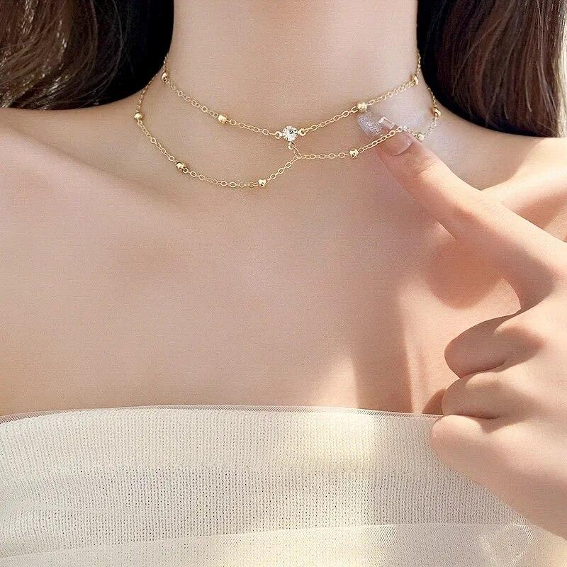 Sexy Cross Breat Necklace for Women Sequin Chest Bra Waist Belt Belly Chain for Beach Bikini Romantic Body Jewelry 2023 Summer