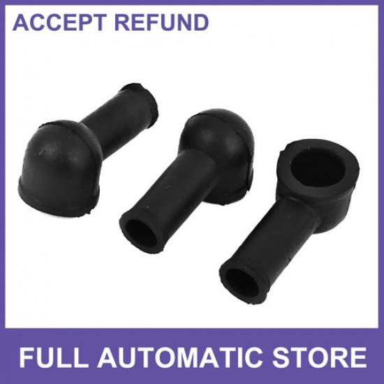 3Pcs Angled Terminal ulating Protector Covers Boot Sleeve 12mmx8mm