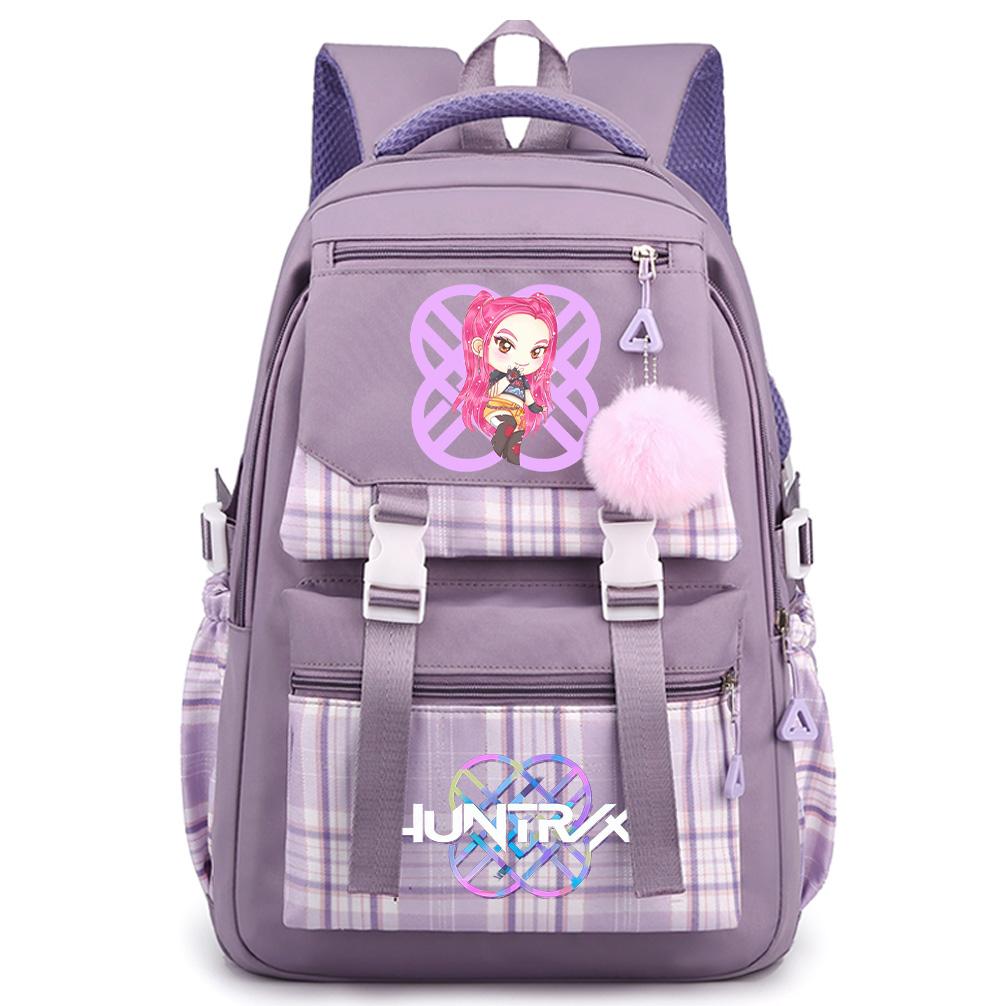 Anime Cartoon K-Pop Printed Large Capacity Backpack for Teenger Student Girl Boy Schoolbag Bookbag Kid Gift Women Waterproof Travel Bag Mochila