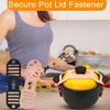 Silicone Pot Lid Strap Reusable Adjustable Heat-Resistant Lightweight Slow Cooker Lid Holder Strap Multifunctional Bundling Fixing Tie Kitchen Gadgets