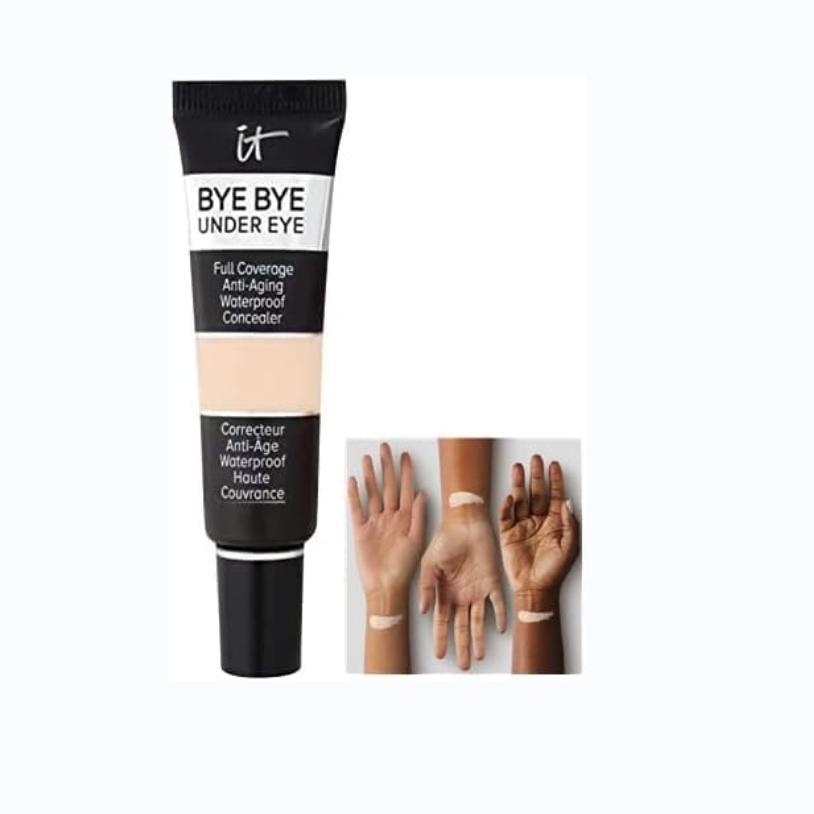 Нейтральный средний, Bye Bye Under Eye, антивозрастной водостойкий консилер с полным покрытием, матовый и непористый, ультра растушевываемый, Medium20.0 (12мл) (Свет 10,5)