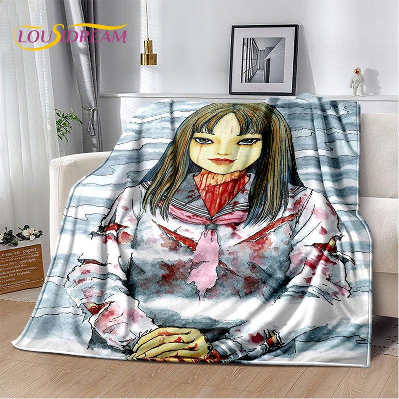 Мягкое плюшевое одеяло Junji Ito Tomie Kawakami Ghost, фланелевое одеяло для гостиной, спальни, кровати, дивана, чехол для пикника 3D