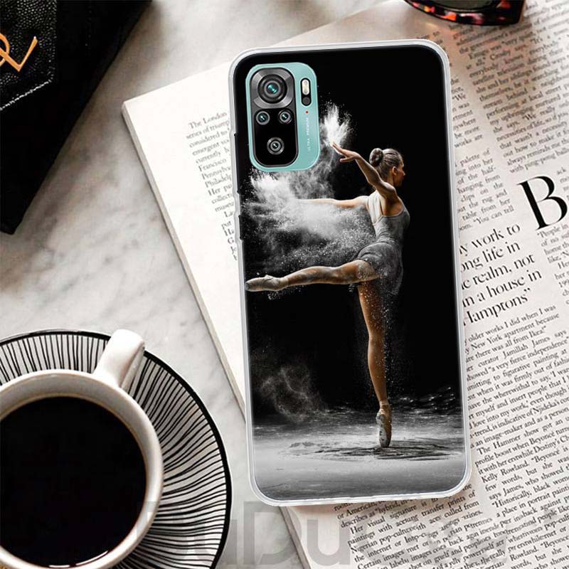 Ballet Dancer Watercolor Cover For Xiaomi Redmi Note 14 13 12S 12 11 Pro Plus Phone Case 11S 10S 10 11E 11T 14Pro 13Pro Print Co