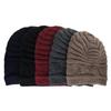 Осень и зима новый бархатный XX горизонтальная полоса термосвитер шапка вязаная шерстяная шапка