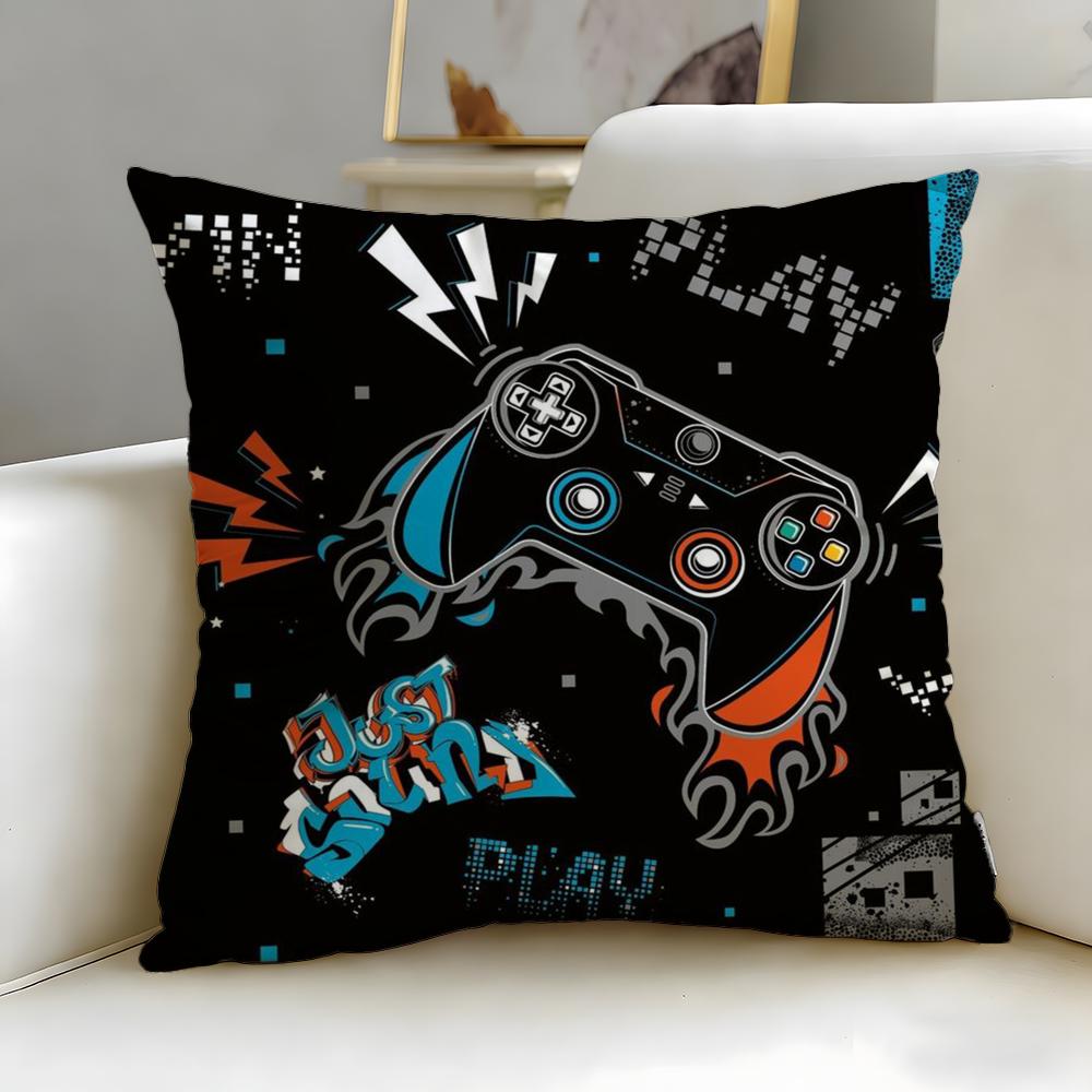 Игра Красочные Граффити Игра Геймпад Чехол для Подушки Мягкий Легко стирающийся Наволочка Универсальный для Дивана Кровати Путешествий и Офиса