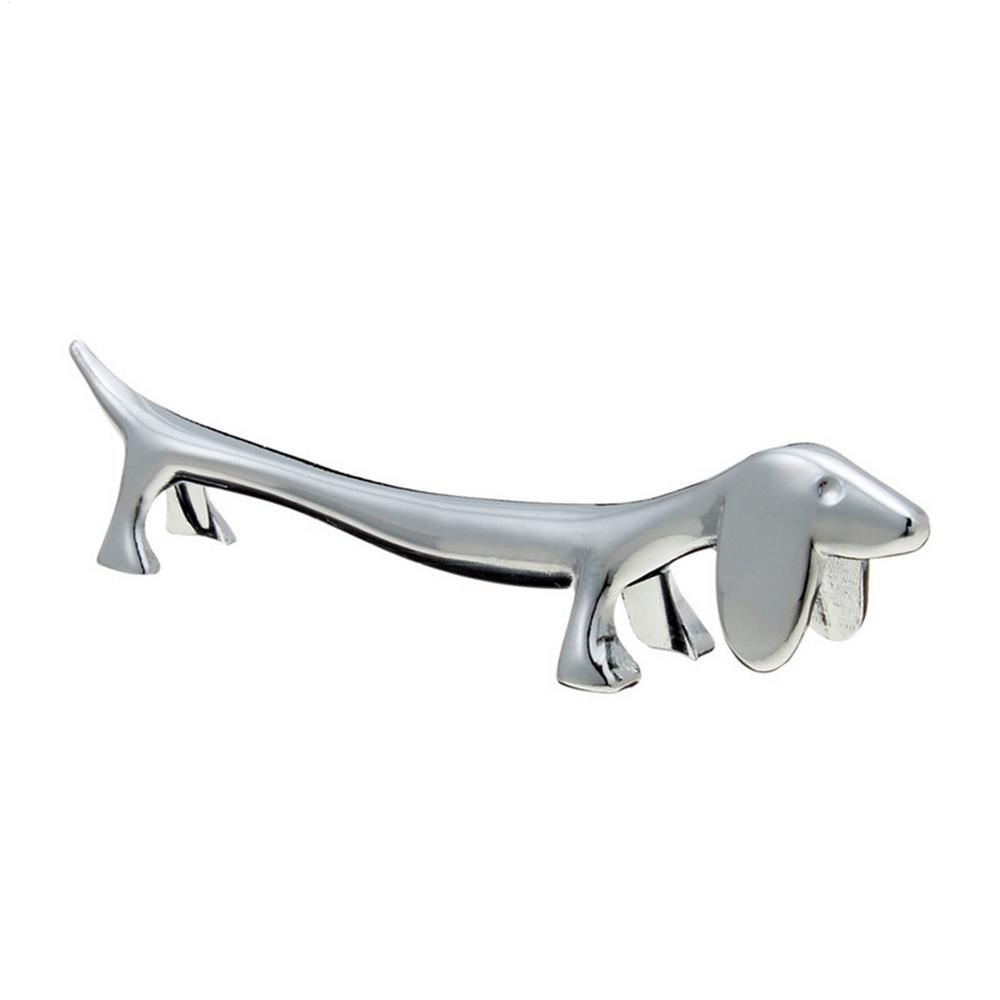 Dachshund Dog Chopstick Holder Stainless Steel Spoon Rest Shelf Fork Storage Rack Dog-Shape Chopsticks Kitchen Utensil Stand