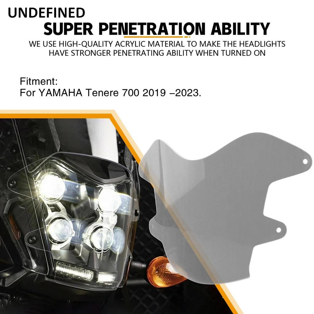 Motorcycle Headlight Light Cover For YAMAHA Tenere 700 Tenere700 XT700Z XT 700 Z -2023 Protector Guard Accessories
