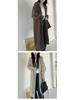 Cozy Hooded Long Knit Cardigan - Thick, Loose Mid-Length Sweater for Autumn/Winter