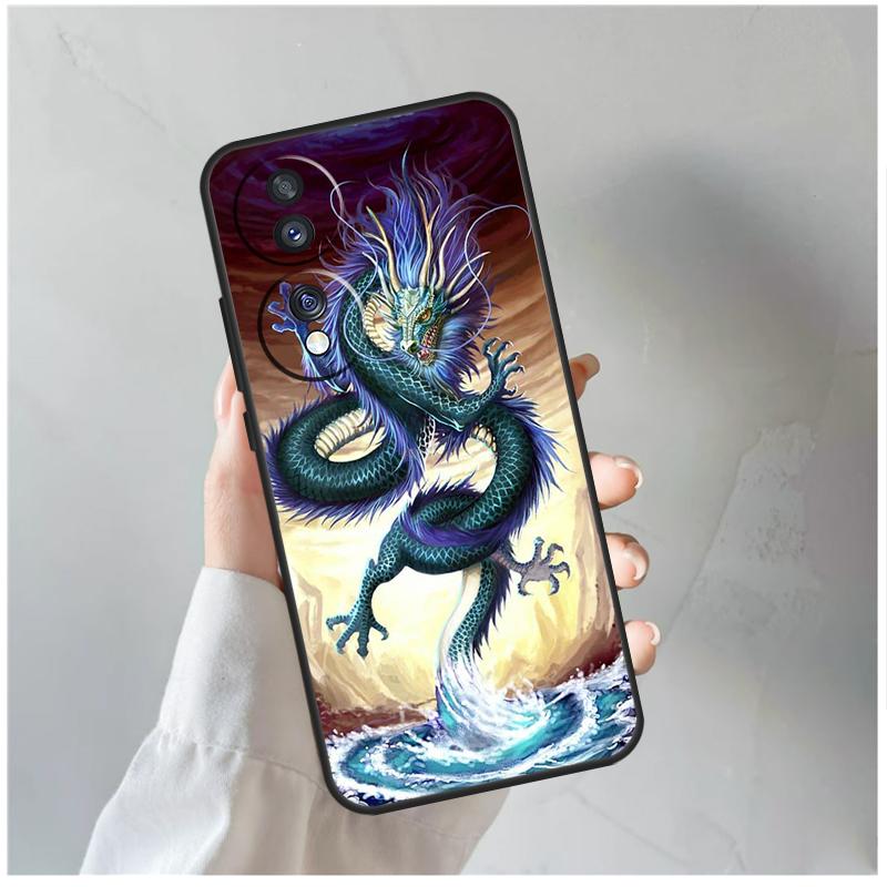 Chinese Dragon Case For Honor X9a X8a X6a X7a X6 X7 X8 X9 X9b X8b Honor 70 50 90 Lite Magic 5 6 Pro Cover