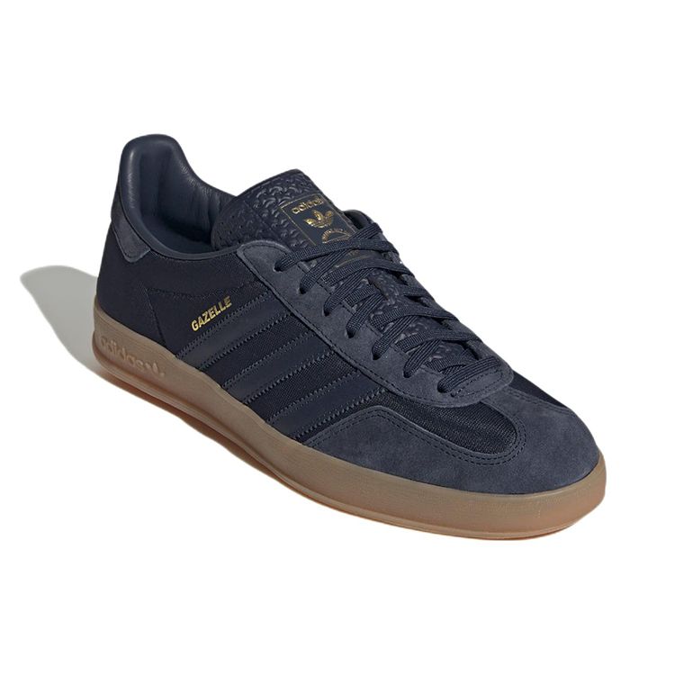 adidas Кроссовки унисекс Gazelle Indoor Collegiate Navy Gum синие H06271