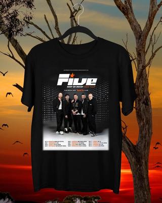 Тройка с принтом 'Five Band Tour 2025' Подарок для фаната Все размеры от S до 3XL