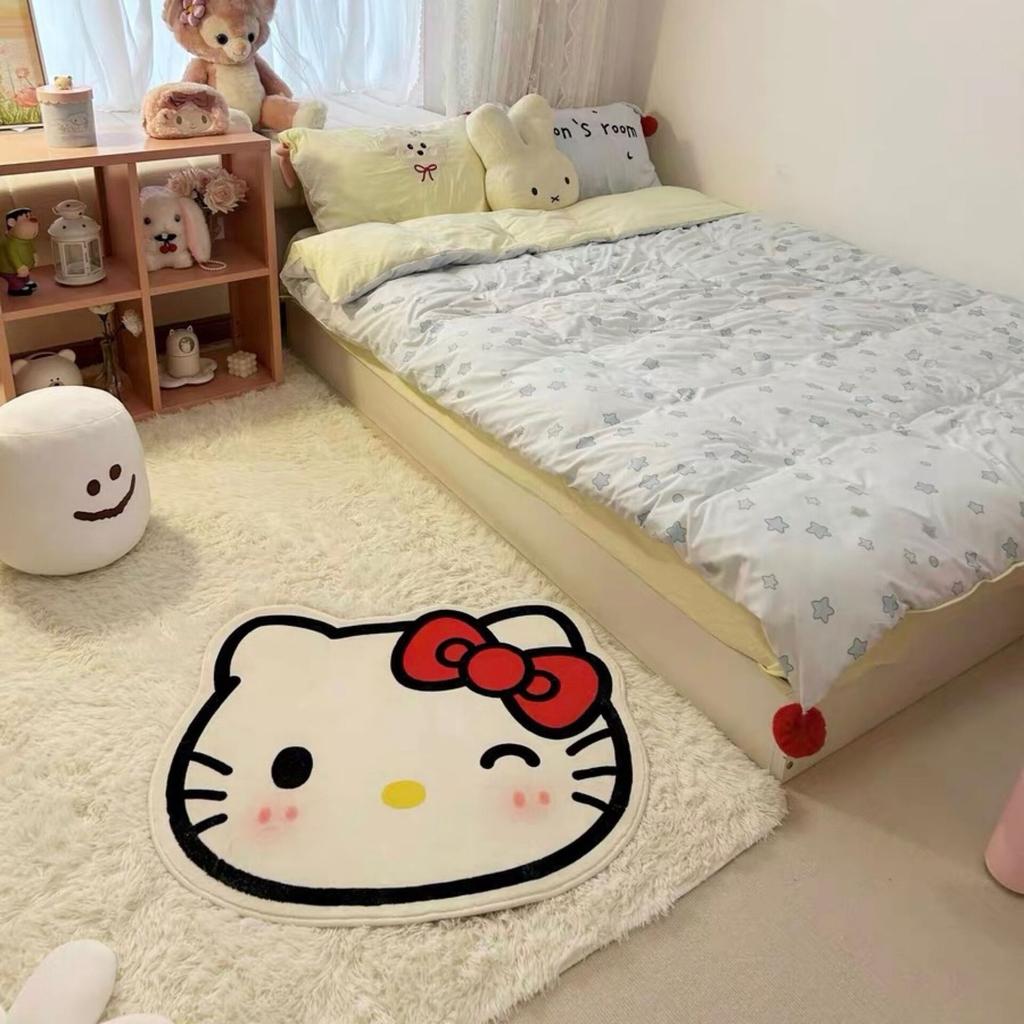 Cartoon Cute Bedroom Bedside Blanket Dresser Makeup Bathroom Bathroom Absorbent Non-slip Foot Pad