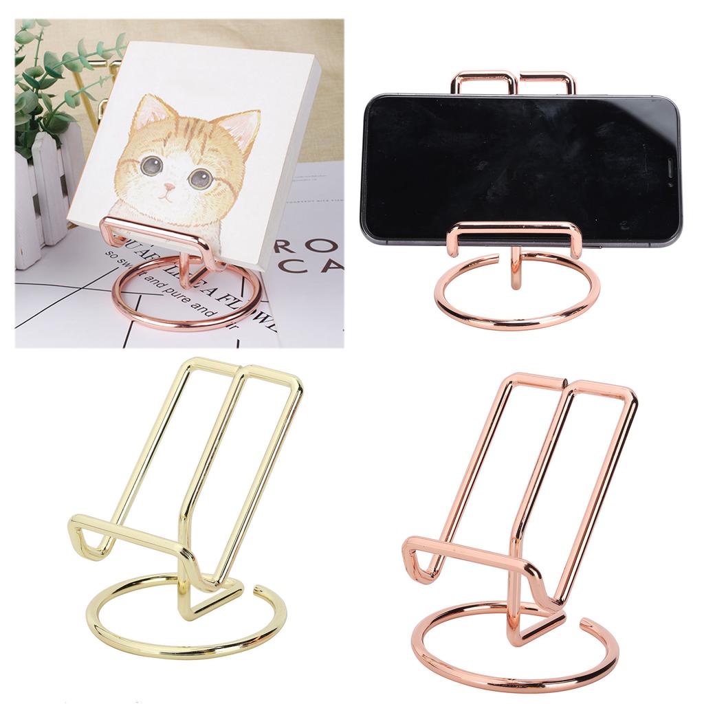 4шт кованый держатель мобильного телефона портативный настольный многофункциональный дисплей для чтения