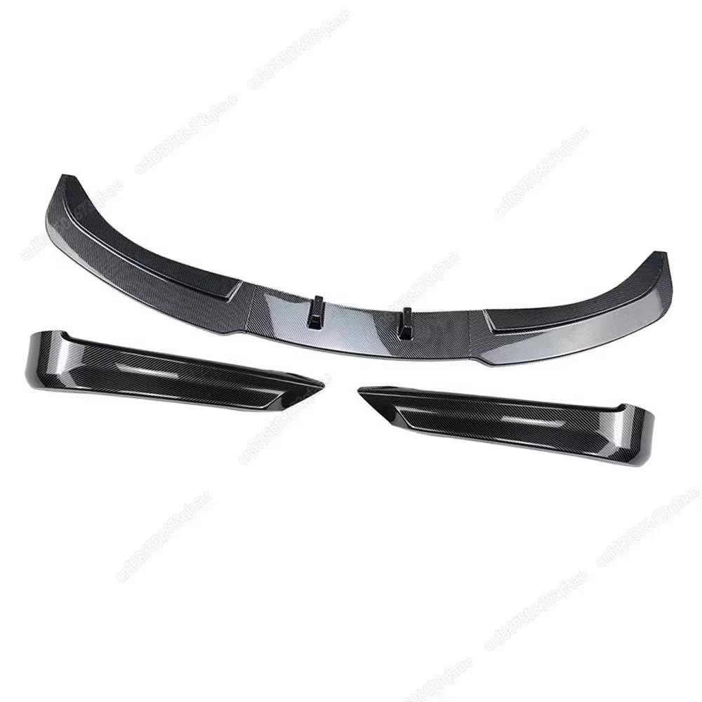 Front Bumper Lip Splitter Diffuser For BMW 3 Series E90 E91 318i 320i 330i 2005-2008 Pre-Facelift ABS Body Kit Tuning Spoiler