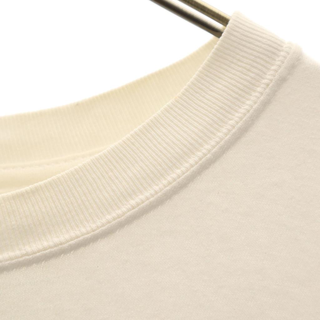 Anvil 90s Old Animal Print Short Sleeve T-shirt White Men's Used