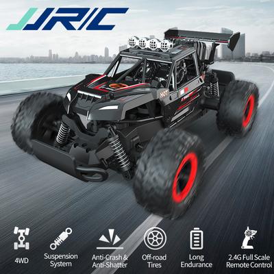 Новый гоночный грузовик JJRC 2.4Ghz 4WD RC Flat с подсветкой 1:14 Дистанционное Управление Мотоцикл Внедорожник Высокоскоростной Автомобиль Внедорожник Детский RC Игрушка Мальчик Подарок