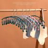 Drying Rack Sock Clip Outdoor Drying Rack Windproof Dip Plastic Clip Drying Rack Dip Plastic Coat Rack Household Non-slip Jacket