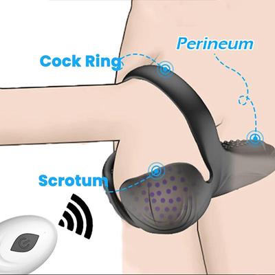 Дистанционное вибрирующее кольцо для пениса, секс-игрушки для мужчин, пара, задержка эякуляции, целомудрие, мошонка, яички, мужской массажер, вибратор для геев