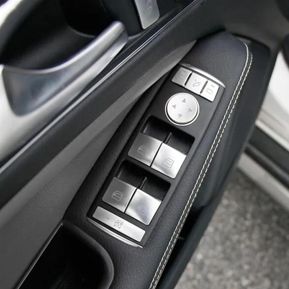 Для Benz ABCE CLA GLA ML GL GLK GLE Класс автомобиля Дверь Сиденье Память Регулировка стеклоподъемника Руль Кнопка Переключатель Отделка Наклейки