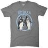 Футболка Fleetwood Mac Penguins Винтажный Стиль Пигментная Стирка Новая Официальная S - XXL