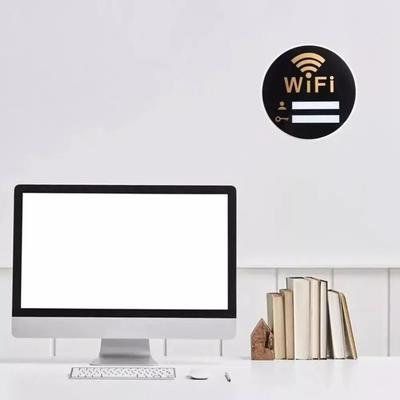 Новая удобная индикаторная доска WiFi, акриловая доска для письма, индикация сигнала, креативные 3D наклейки на стену для магазинов