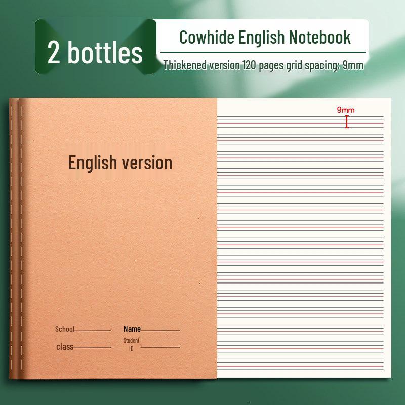 3rd Grade English & Math Composition Workbook for Primary & Junior High Students with Pen