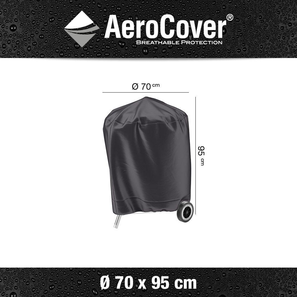 Charcoal Grill Cover 7874 Ø67X95 Aerocover Gray Homms
