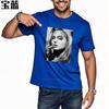 Tshirts for Unisex Graphic Short Sleeve Shirt Blonde Women Smoking Cigarette Daily Wear Casual Tee Cool Casual Summer Tshirt
