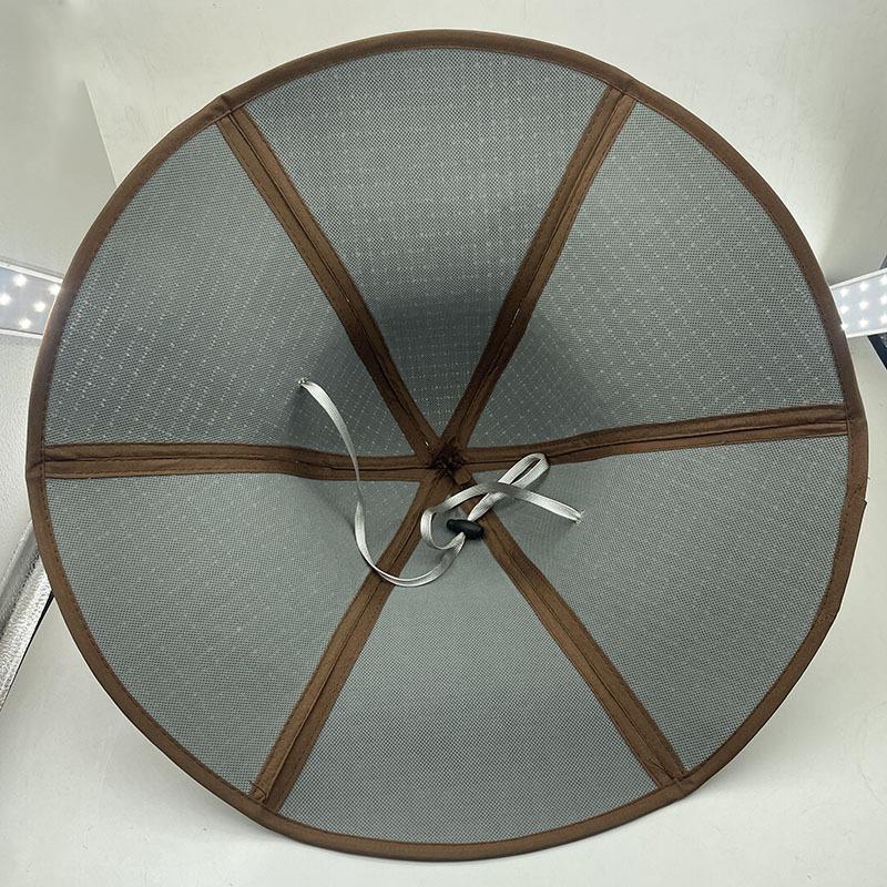 Foldable Straw Hat Practical Sun Protection Farming Beach Hat Large Eaves Fan Cap Hexagonal Hat Fan Cap