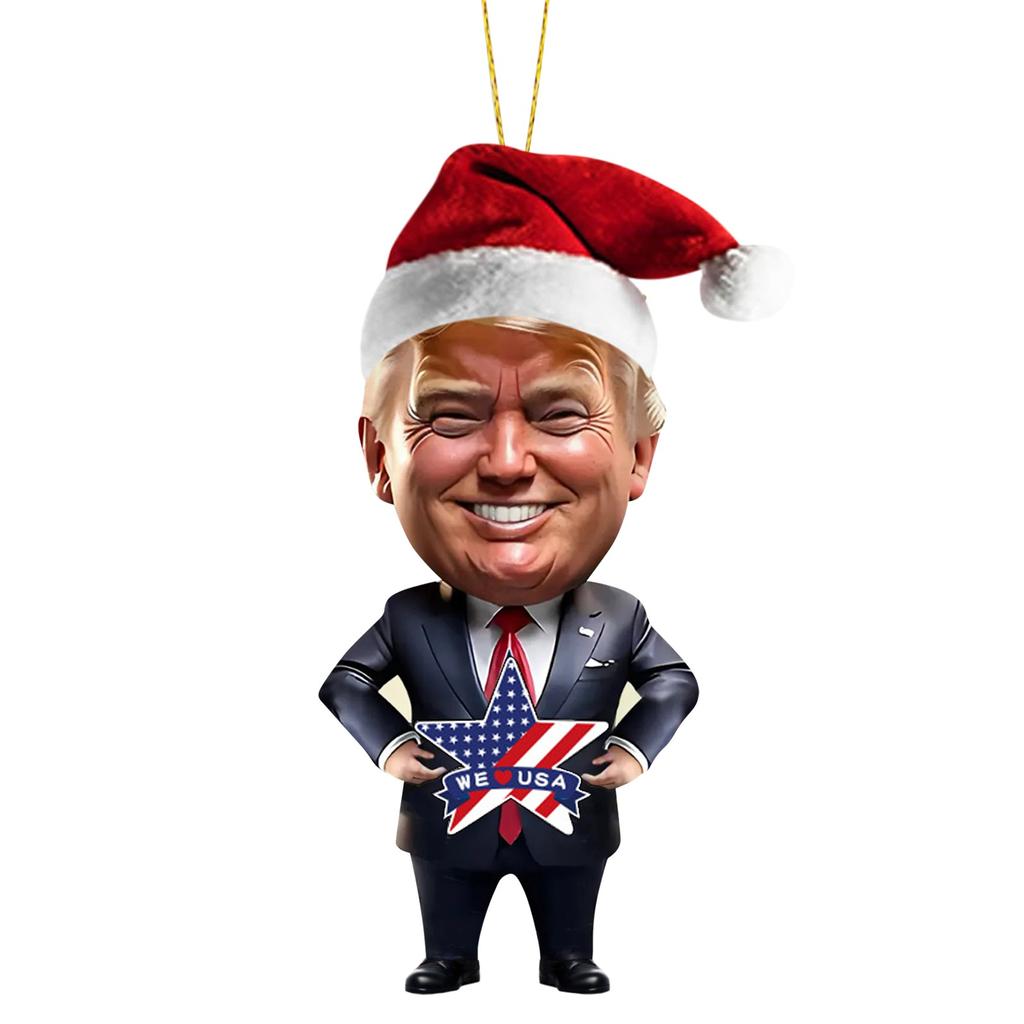 Cartoon Box Horse Pendant Popular Series Chain Christmas Tree Pendant Gift Christmas Decoration