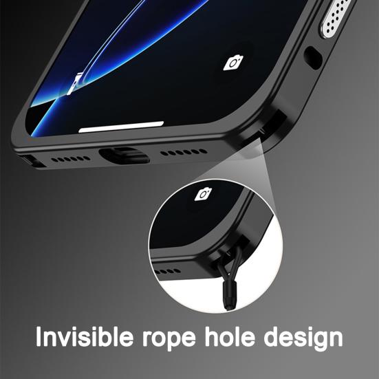 Металлический чехол для телефона для IPhone 17/17 Pro/17 Max/17 Air Съемная крышка объектива и чехол для телефона с теплоотводом Ультратонкая защитная рамка