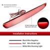 2 шт. Светодиодный отражатель бампера Задний стоп-сигнал для Mazda 6 2003-2008 для Mazda6 Atenza Sport Поворотный задний фонарь