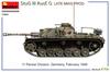 MiniArt Scale Stug III G Late Miag Plastic Model Kit MA72112 1/72 Ausf. Model, (Tank)