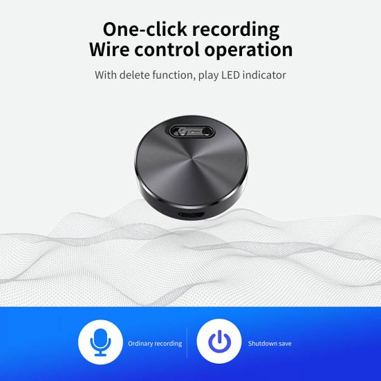 Q37 Прочный диктофон Металлический Маленький Голосовой Файл Шифрование Активированный Диктофон для Дома