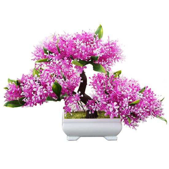 1шт искусственное растение в горшке цветок дерево домашний офис сад бонсай декор орнамент