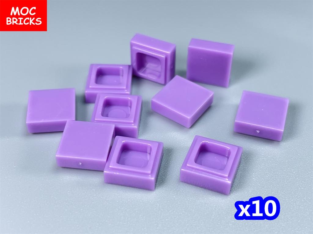 100 шт./лот Плитка MOC 1x1 3070 DIY Каркас Комнаты Дом Город Образовательные Строительные Блоки Собираемые Частицы Игрушка Подарок для Детей