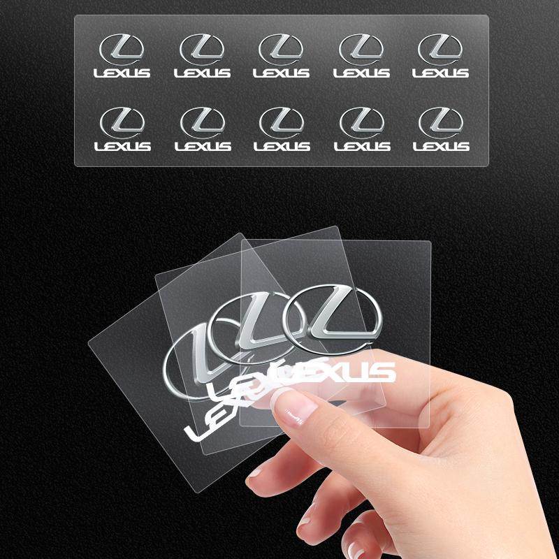 Car Emblem Logo Decorative Stickers Badge Decal Interior Styling for Lexus ES300 RX330 RX300 GS300 IS250 IS200 CT200h NX RX AEL1