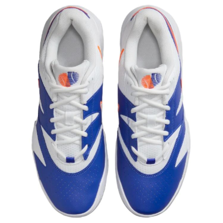 Nike Court Lite 4 износостойкие дышащие поддерживающие низкие теннисные кроссовки унисекс серо-синие FD6574-106