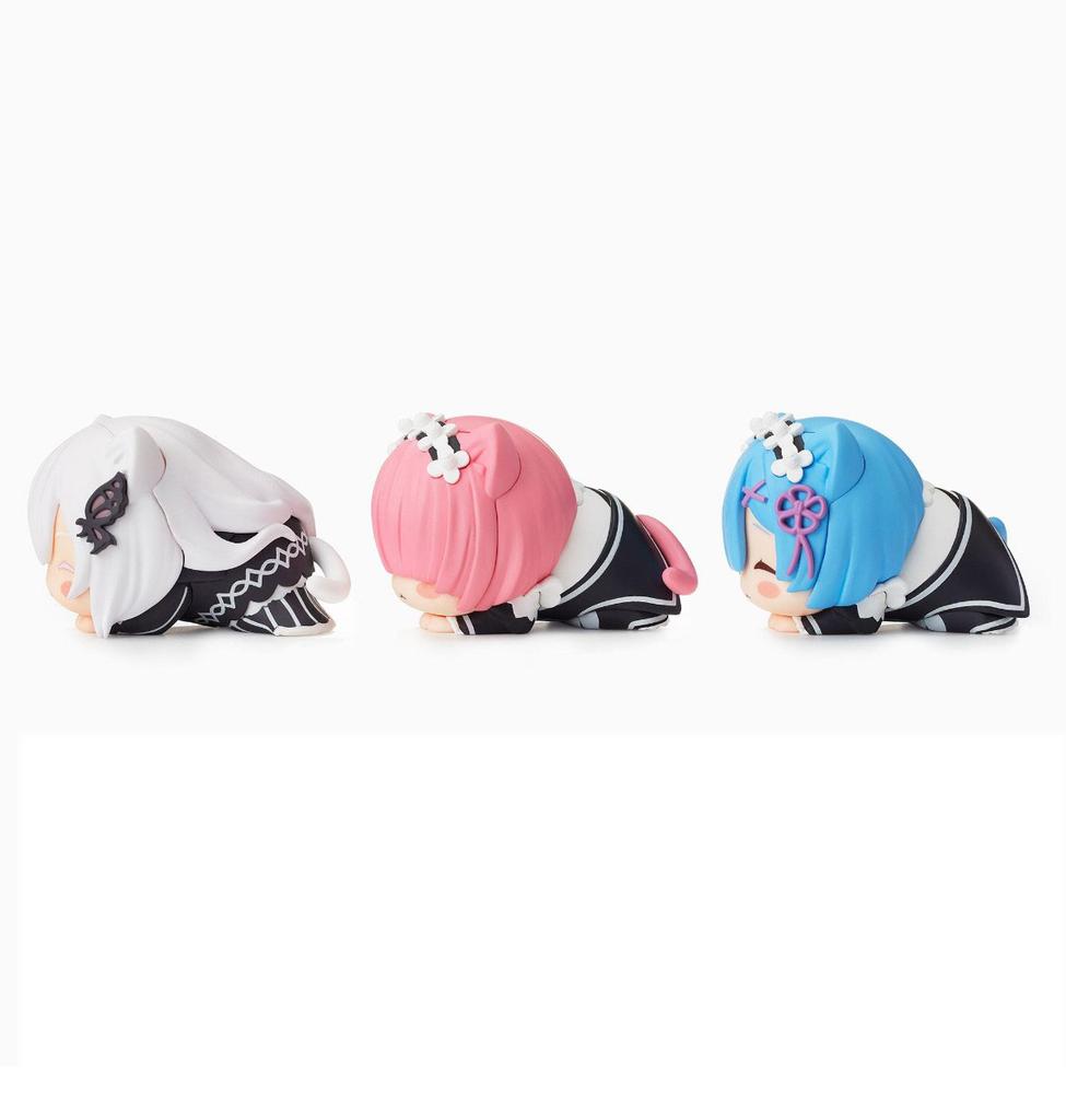 4CM Anime Rem Figure Re Zero kara Hajimeru Isekai Seikatsu Hikkake Figure Nekomimi Cute Anime Toy Gift Collection Decoration PVC