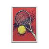 Plakat Tenisowa Pasja Plakat Tenisowa Pasja, 70X100 Cm, Rama Drewniana Jasny Dąb, Papier Matowy 230 Gsm