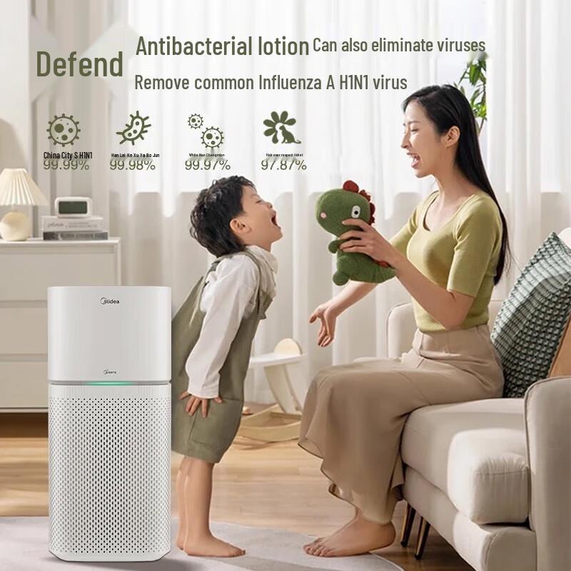Midea Умный очиститель воздуха Z1 Pro, китайская вилка (адаптер в комплекте)