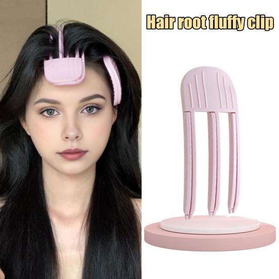 3 шт./компл. пушистая расческа для волос с зажимом для волос, бигуди, натуральный объемный гребень