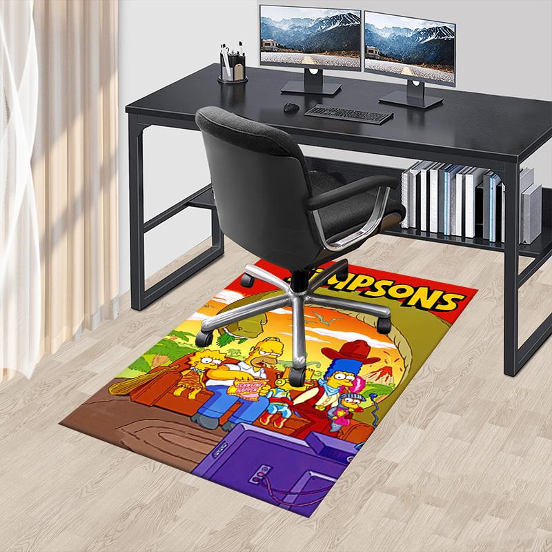 Simpsons Family Adventure Carpet For Playroom Bedroom Living Room Sofa Home Decorkids Game Area Rug Nonslip Floor Mat