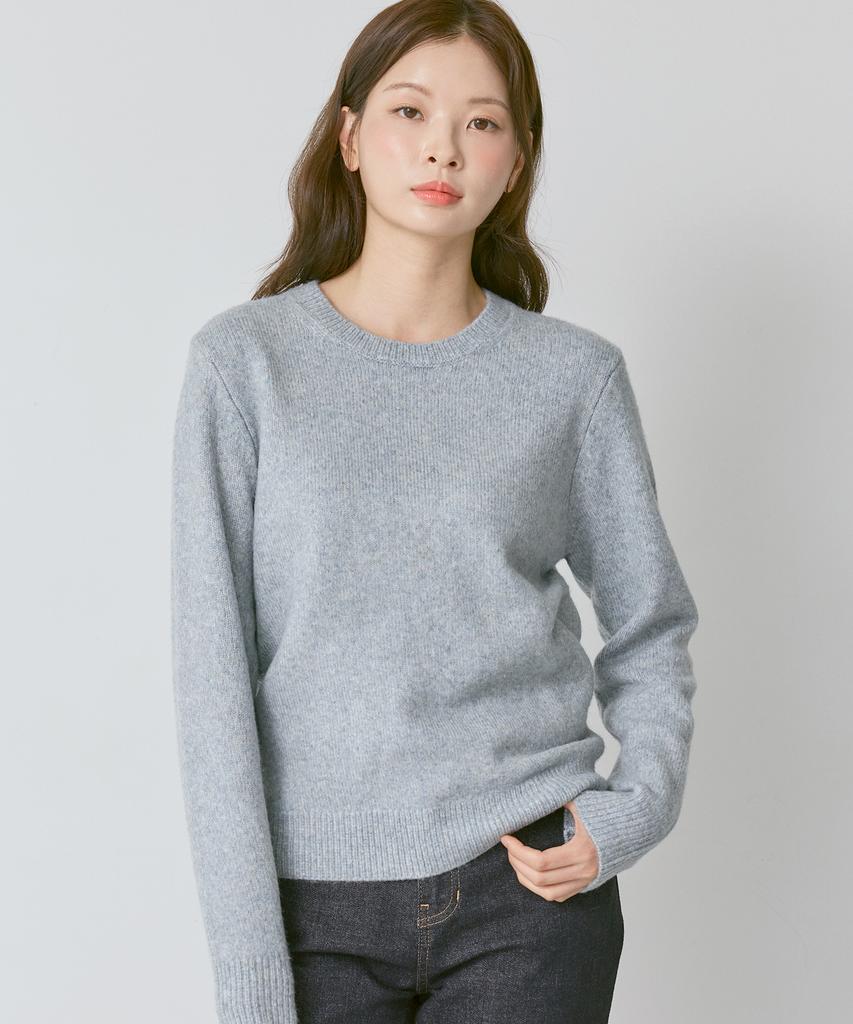 210EDIT Unisex Multicolor Round Knit [Melan Blue]_Zf4Sw082