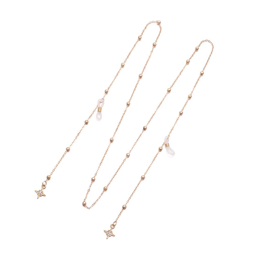 Женские металлические противопотерянные шнурки для очков для чтения, ремешки для солнцезащитных очков, цепочки для очков