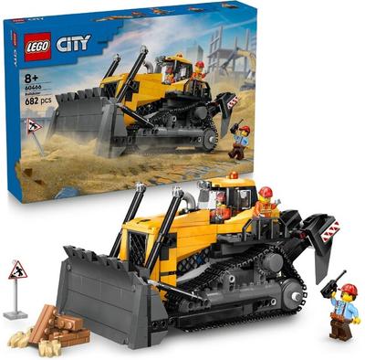 Конструктор LEGO City 60466 Желтый бульдозер