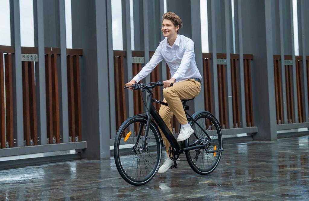 DYU Stroll 1 36V 250W City Electric Bike - 67km Pedal Assist, Ultralight 18.5kg, Hydraulic Disc Brakes, Stylish City Commuter Design