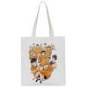 Fashion Anime Haikyuu Shopper Bag Eco Manga Tote Harajuku Shopper Bag Women Canvas Shoulder Bag Large-capacity Women's Handbags