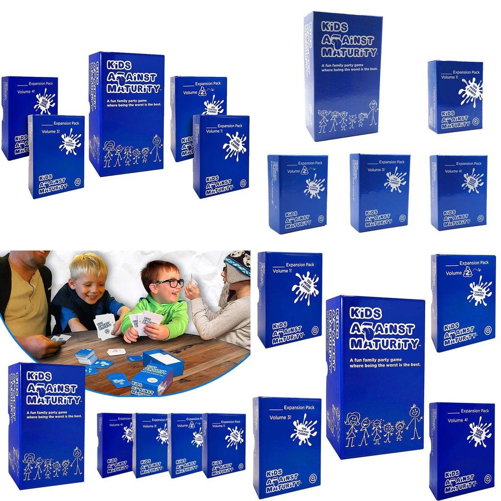 Веселая карточная игра Kids Against Maturity для вечеринок с друзьями и семьей