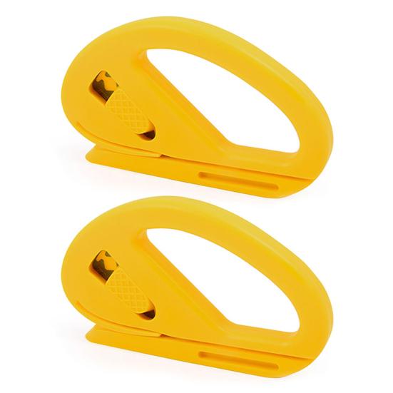 1/2 шт. Безопасный резак, резак для пленки, скрытое лезвие, триммер для упаковочной бумаги, легкий скользящий резак для рулонов упаковочной бумаги